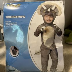 Triceratops Dinosaur Toddler Costume 2T
