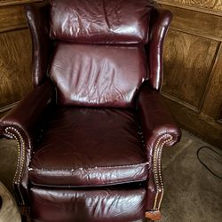 Leather Lazy Chair 