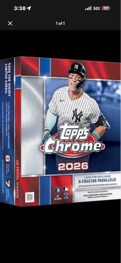 2026 Topps Chrome Baseball Mega Box