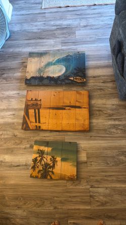 Vintage Jacks Surfboards Wood surfing prints