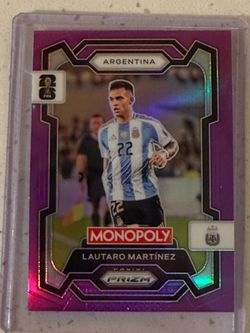 2026 Lautaro Martinez Purple /99 Prizm Monopoly Argentina SP Foil WC26 MVP!