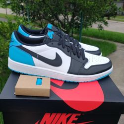 New Air Jordan 1 Retro Low OG Men Size 12 Powder Blue