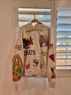 Fear of God Essentials Mexico hoodie HECHO EN MEXICO CHICANO By @ Thechubbychicano  Size L