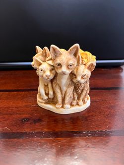 Vintage kitten trinket box by Harmony Kingdom