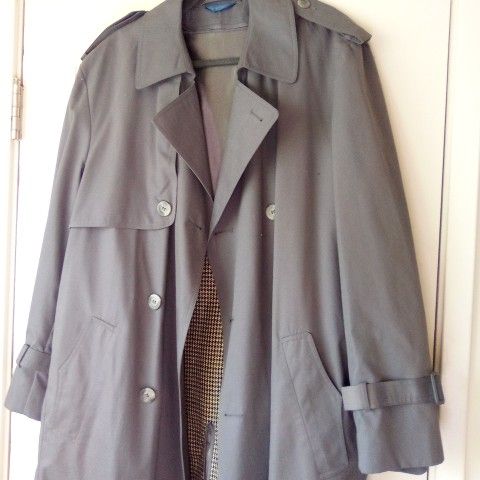 Towncraft Men's Khaki Trench Coat 42 Regular