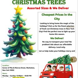 Fresh Cut Christmas Tree & Plant A New Tree Fundraiser 