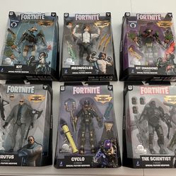 Fortnite Brawlers Full Action Figure Set (Rare)