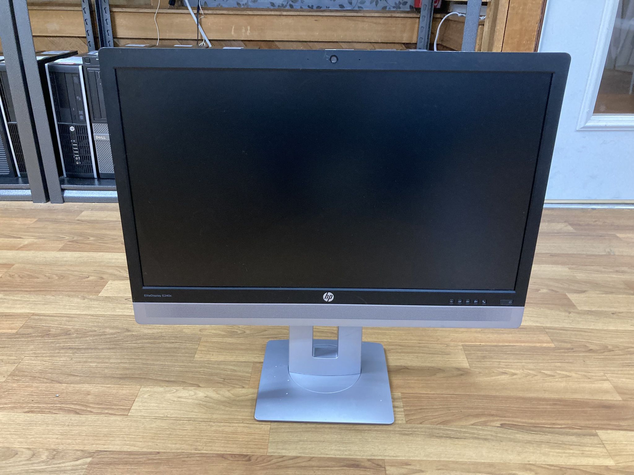 HP E243m 24 inch LED monitor 1920x180 with camera & speaker built in