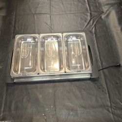 3 Compartment Food Warmer