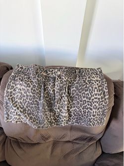 Cheetah Mini Skirt XL