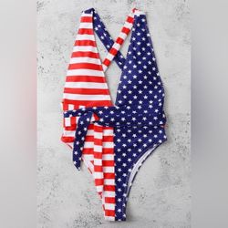 American Flag Swimsuit 