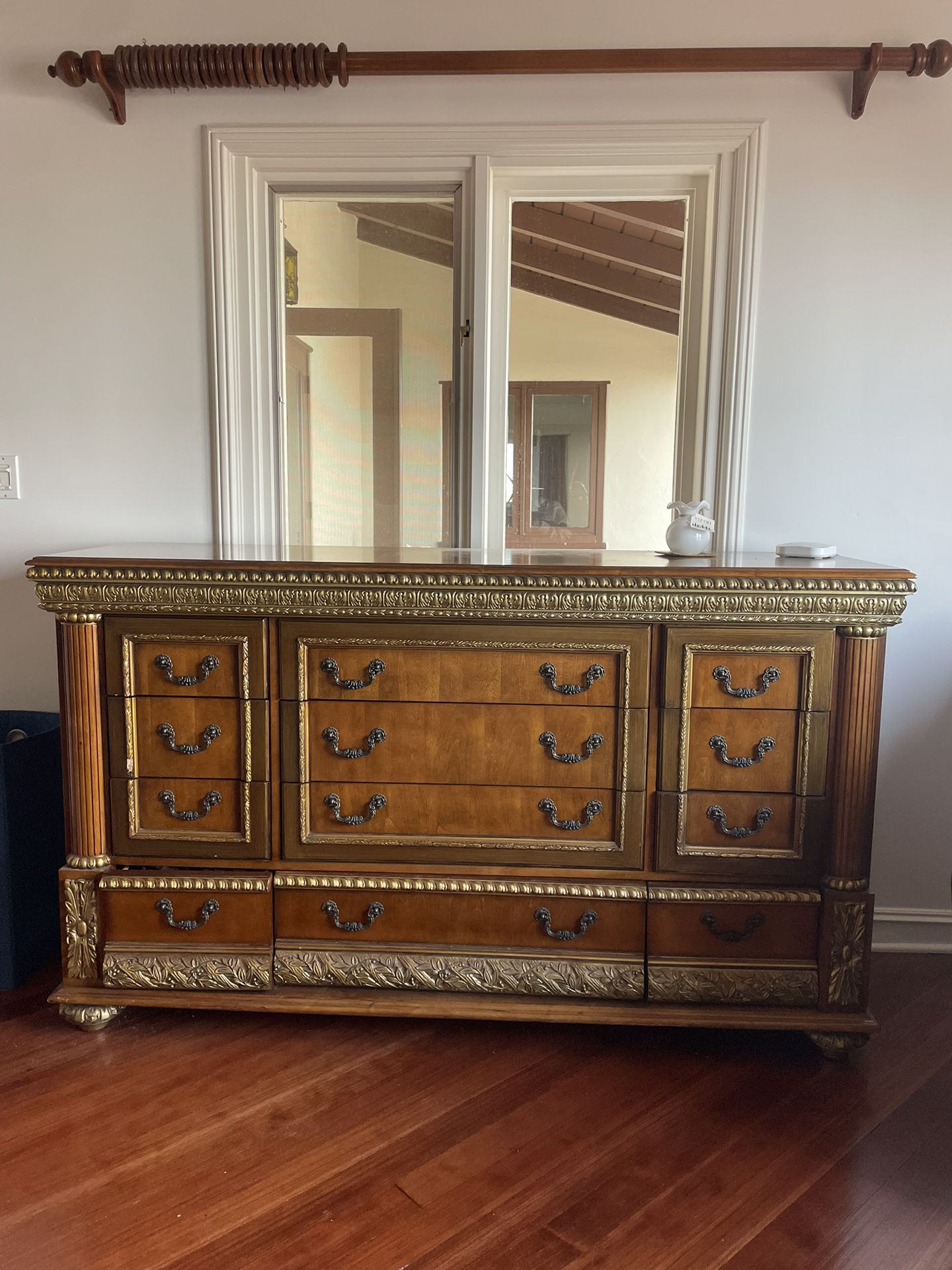 Pulaski Solid Wood Brown Dresser