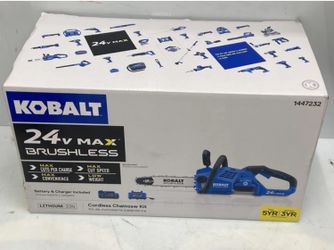 Kobalt 24-volt 12-in Battery 4 Ah Chainsaw Battery and Charger Included