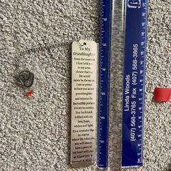 Granddaughter Bookmark Gift 