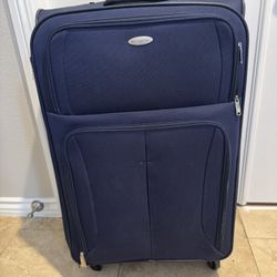 Big Samsonite Blue Luggage 30x18