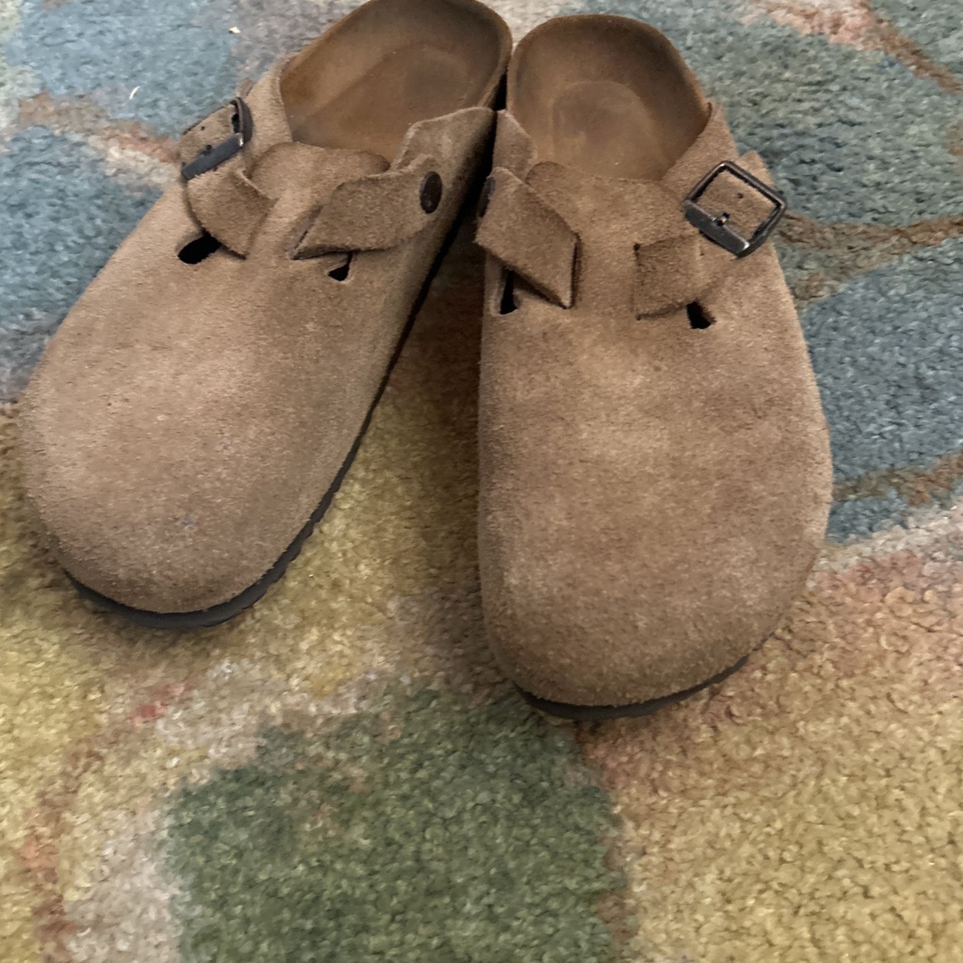 Birk Boston Cognac Suede 40N