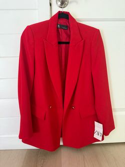 Zara Red Blazer (S)