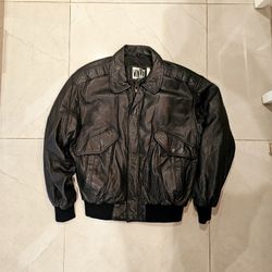 LEATHER JACKET MENS MEDIUM