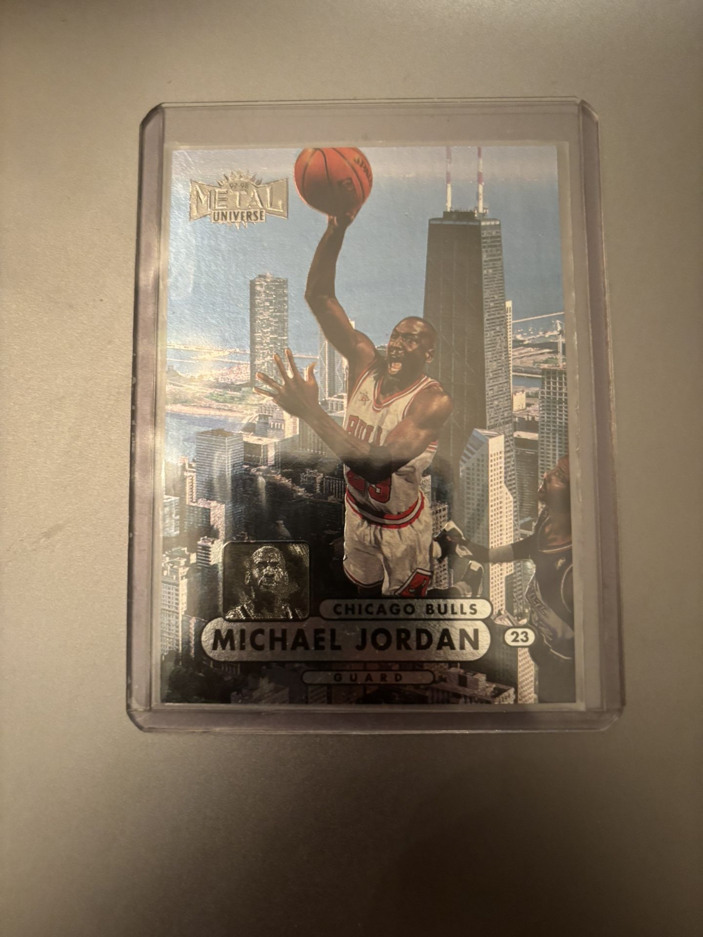 1997-98 Fleer Metal Universe Championship #23 MICHAEL JORDAN!!