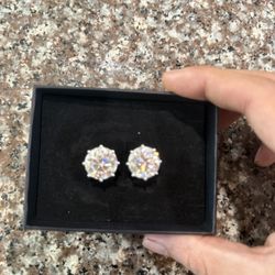 Diamond Test Approved Moissanite 15MM Earrings