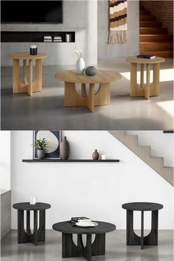 Silhouette Round Accent Table