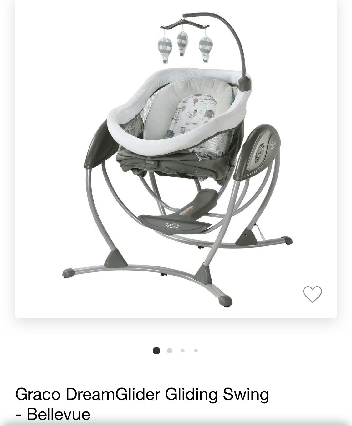 Graco DreamGlider Gliding Swing