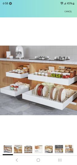 4Pack Expandable Pull Out Cabinet Organizer