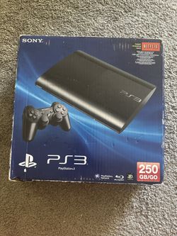 PS3 Slim Console Only - 250GB - With Box (No Controller/Cables)
