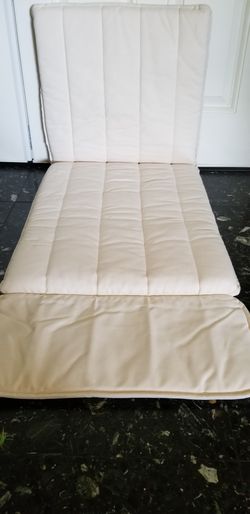 Recliner padding for outdoor chair