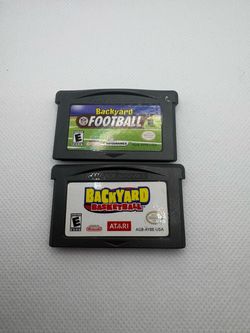 Nintendo Gameboy Advanced Backyard Basketball & Football Lot