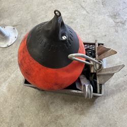 Anchor Ball And Rope With Boat Rope Reel