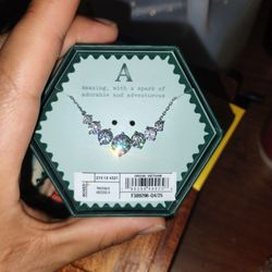 7 Stone (5ct) Moissanite Pendant Necklace In S925 Silver 18"