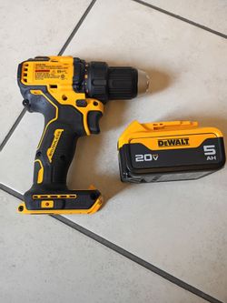 DeWalt drill and battery
