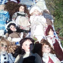 Collector Porcelain Dolls 