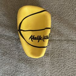 Wiz Khalifa Khalifa Kush Black and Yellow Basketball. Brand new never inflated. Mini basketball