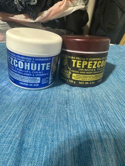 Crema de tepescohuite para manchas  del di y dela noche