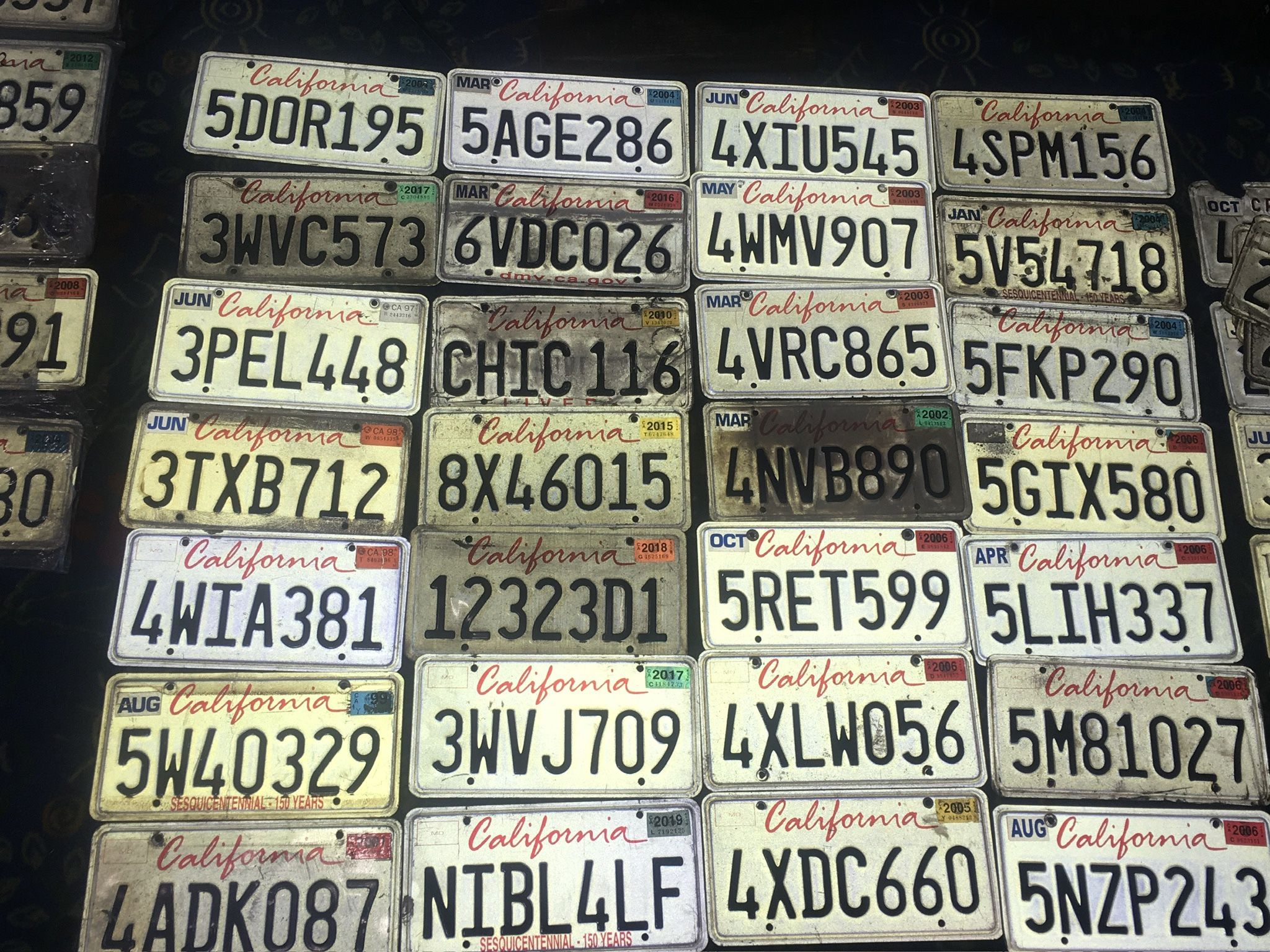 License Plates From $5.00 And Up