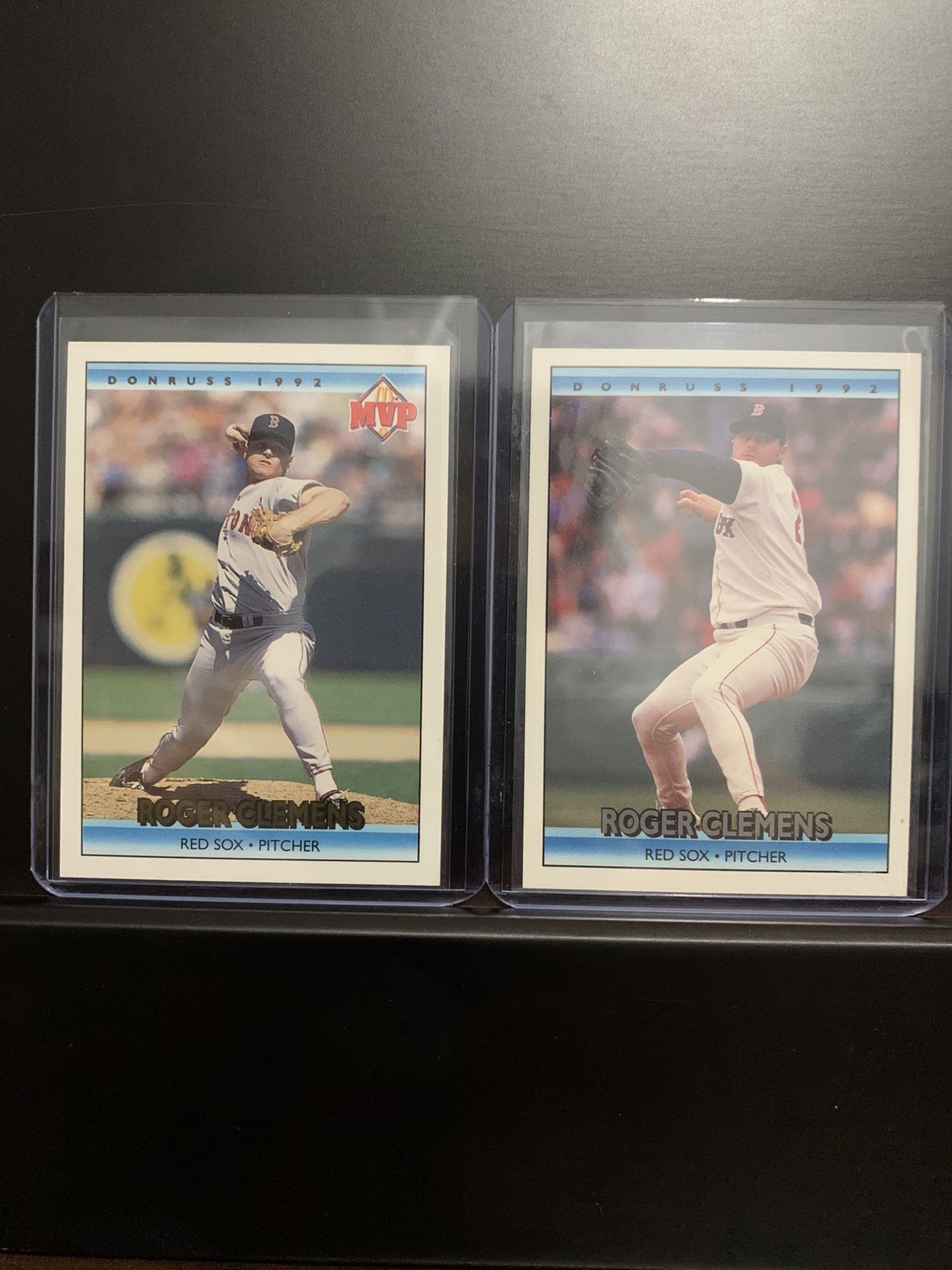 1992 Donruss Roger Clemens MVP 2 Card Lot MLB Baseball