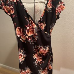 Floral Short Dress