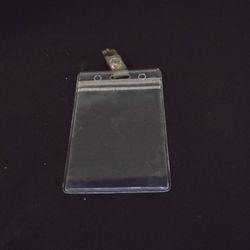NEW CLEAR ID BADGE HOLDER W/ CLIP
