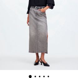 NWT-Madewell Denim Skirt Size 25