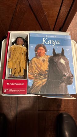 Rare/Vintage America Girl Kaya’s 6 Book set with Mini Doll