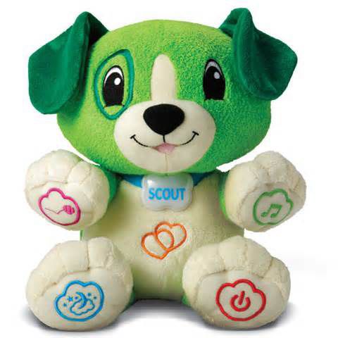 Leap frog my pal scout puppy green toy