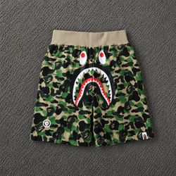 Bape Shark Camo Shorts