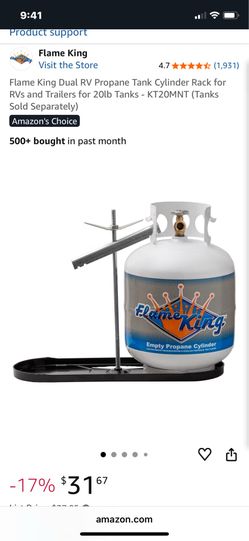 Propane tank rack