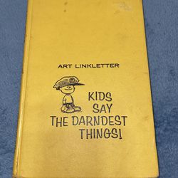 Original, Kids Say The Darndest Things, Art Linkletter  1957