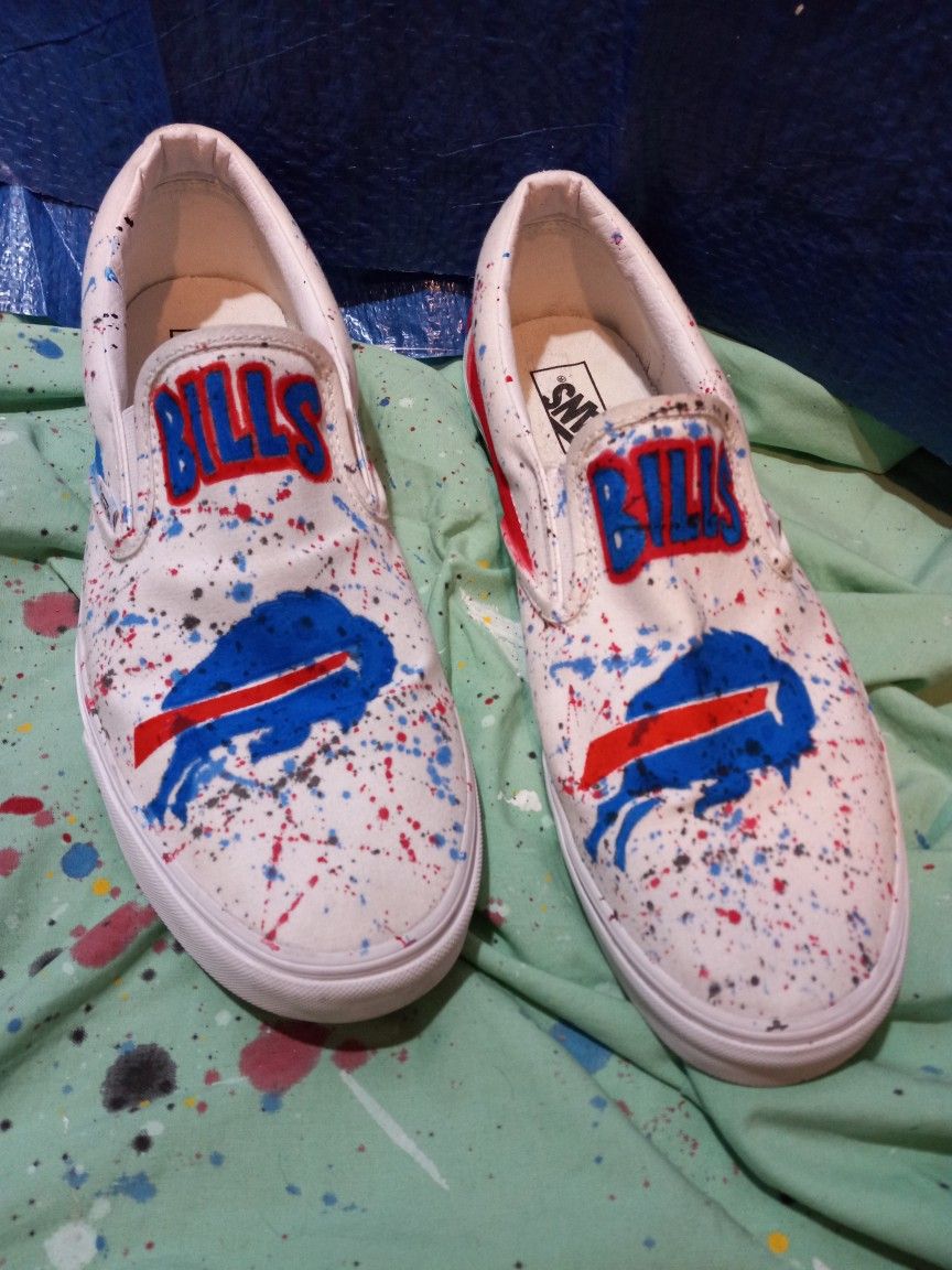 BILLS MAFIA CUSTOM MADE VANS CANVAS SHOES