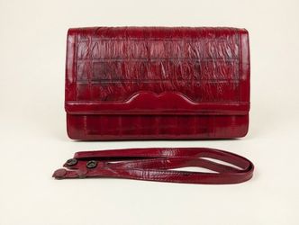 Vintage eel skin purse