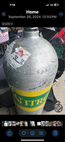 2 aluminum scuba ready for nitrox