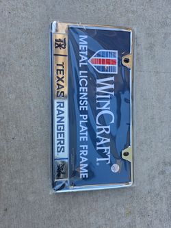 Texas rangers city connect peagle license plate cover